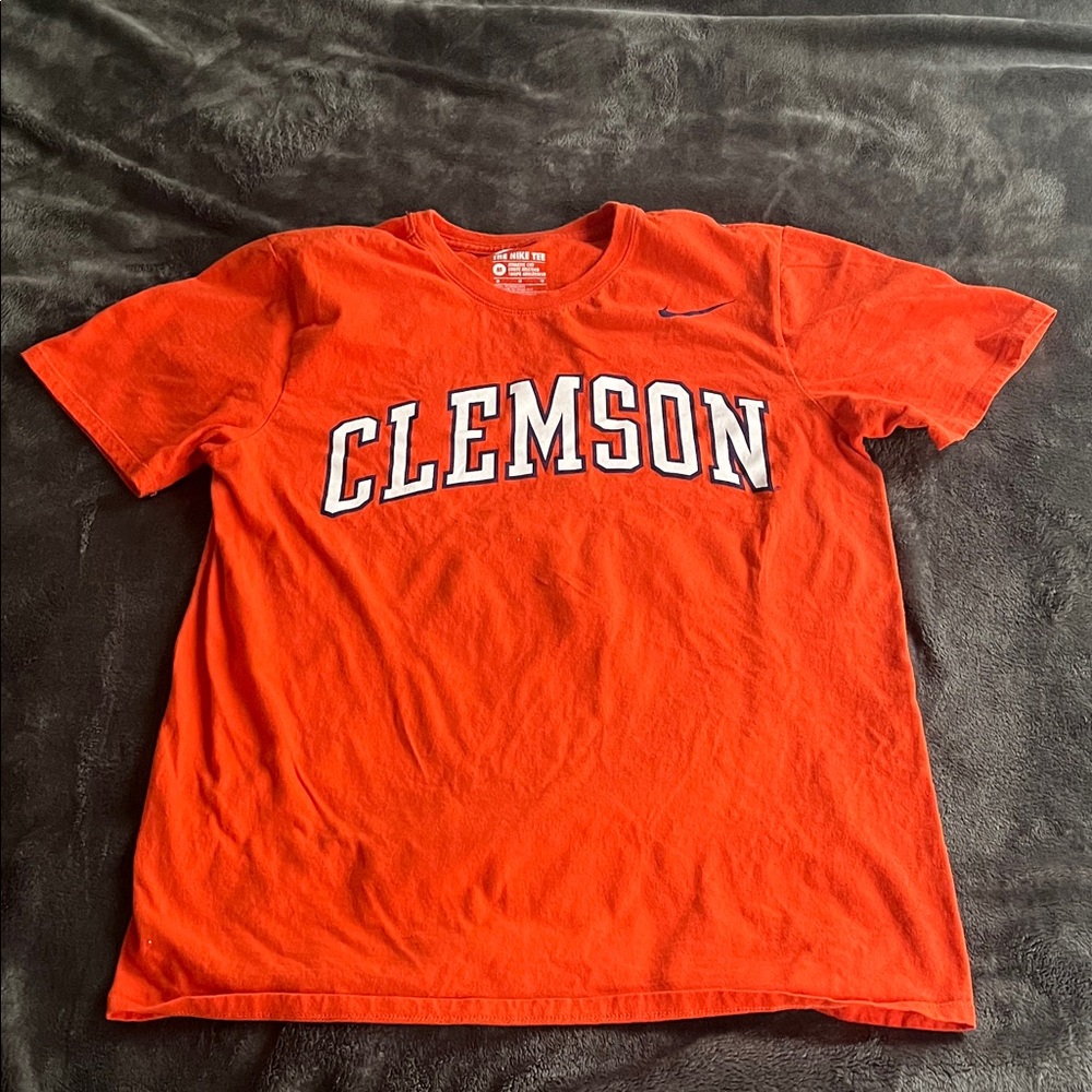 Nike Orange Clemson Men's Crewneck Tee Medium